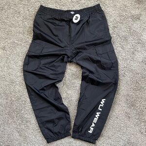 🔴Wu-Wear Black Windbreaker Size Medium Pants Wu-Tang New Condition Raekwon Gza